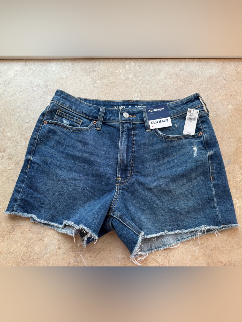 NWT Old Navy High Rise OG Straight Secret-Smooth Pockets, Size 10
